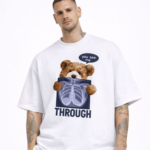 Teddy Oversized T-Shirt – White